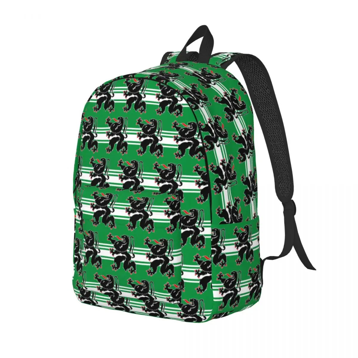 

East Flanders Flag Student Backpack School Bag Hiking Travel Daypack for Men Women Fashion Bookbag Shoulder Bags