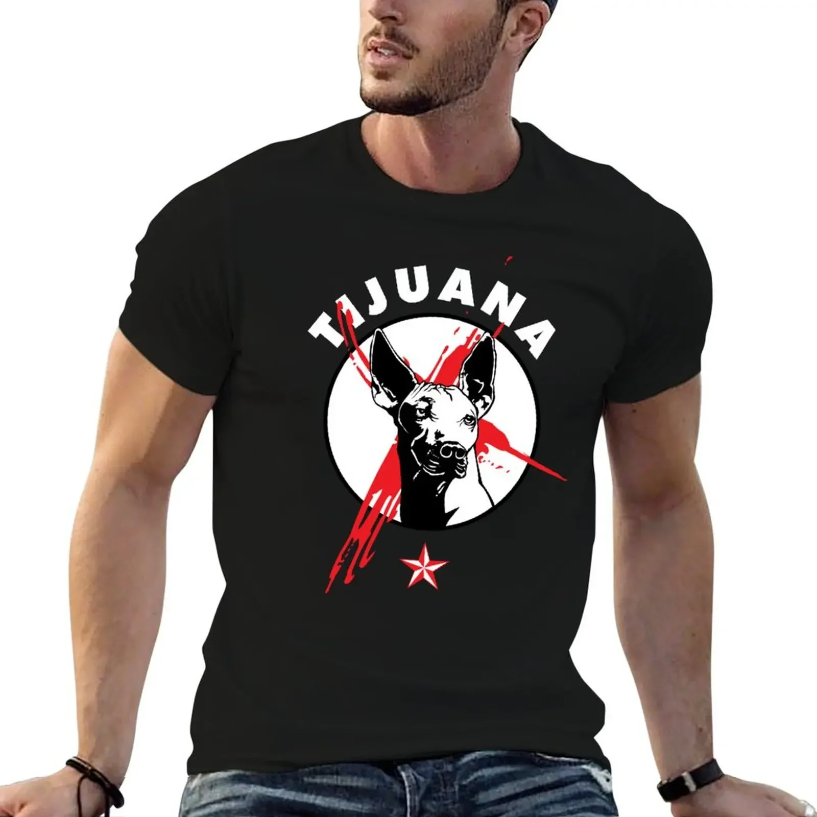 Xolos T-Shirt summer tops oversized sweat shirts, men