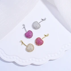 ZHUKOU Sweet Romantic Style Cheerios Cherry Shape Ladies Jewellery Pendant Accessories Bracelet Necklace DIY Jewelry:VD1692