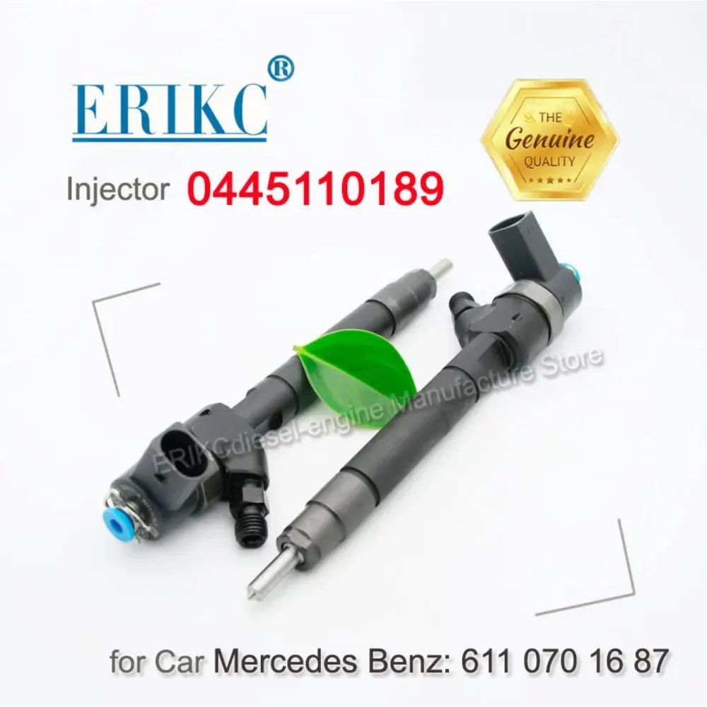 

ERIKC 0445110189 Common Rail Injector 0 445 110 189 Auto Fuel Dispenser Inyector 0445 110 189 for Mercedes Benz 6110701687