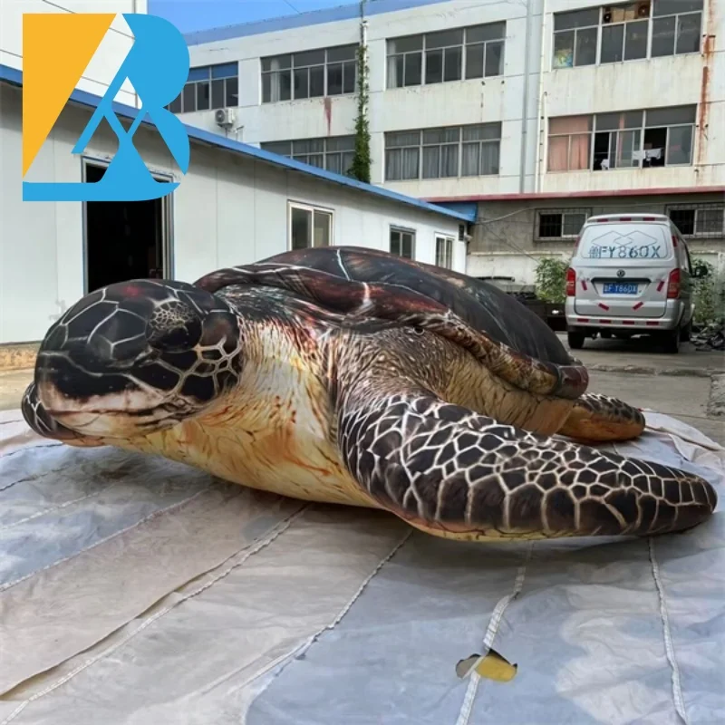 

Customized Outdoor Activity 4 Meters Large Inflatable Sea Turtle for Beach Decoration Toys