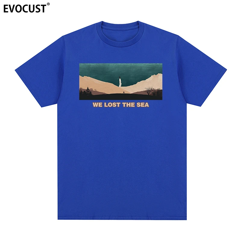 we lost the sea post rock band music t-shirt Cotton Men T shirt New TEE TSHIRT Womens tops