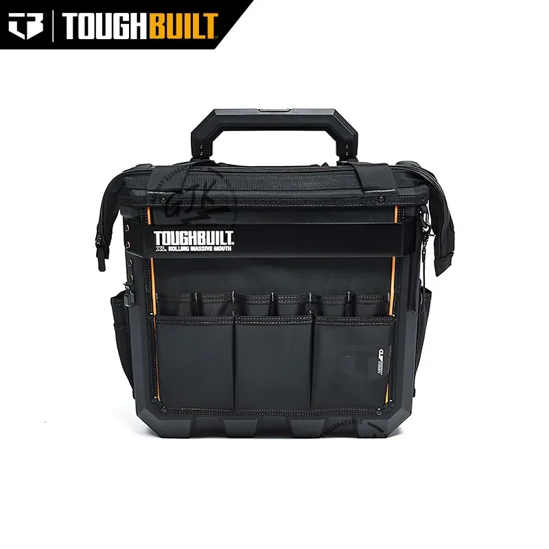 TOUGHBUILT X-Large Rolling Massive Mouth Bag Multi-functional Waterproof Push-pull Toolkit Tool Bag Tool Pouch TB-CT-61-18