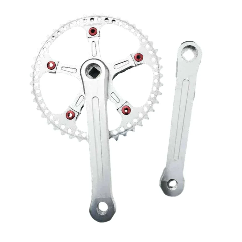 Folding Bicycle Crank Crankset GXP 56T Hollow Tech Single Chainring  Bike Crankset Ultralight Folding Bicycle Crank Crankset