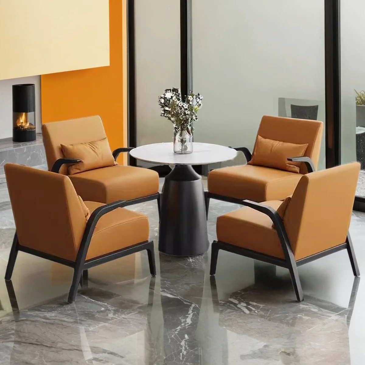 طاولة تفاوض الفنادق التجارية وكرسي مزيج من مؤسسة التدريب أريكة كرسي عيادة التجميل عن طريق الفم 4S Store rec