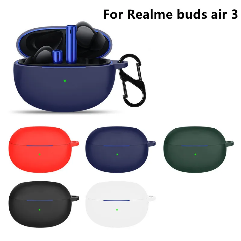 Силиконовый защитный чехол для Realme Bud Air 3 air2 Neo, мягкий чехол для наушников realme Buds Q q2 air3 с защитой от падения, Bluetooth