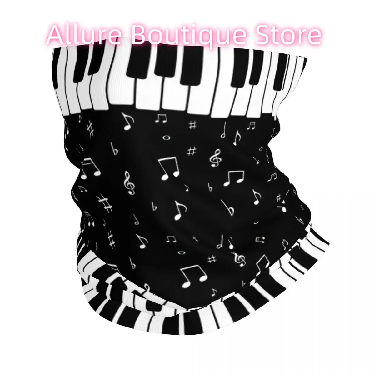 

Бандана с музыкальными нотами, шарф, Балаклава для езды на велосипеде, унисекс, дышащая для взрослых