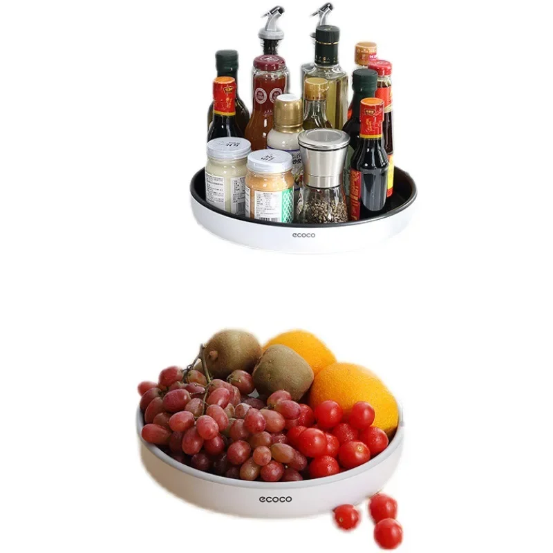 Rotating Spice Storage Rack Seasoning Organizer for Kitchen