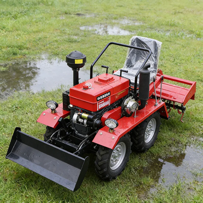 

Многофункциональный мини-трактор-культиватор на гусеничном ходу для вспашки, микро-культиватор и сельскохозяйственный гусеничный трактор на заказ