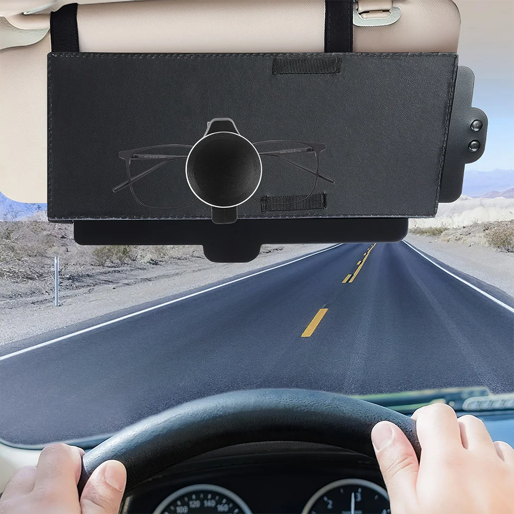 

2Pcs Aluminum Alloy Car Visor Sunglasses Holder Glasses Clip Durable Multifunctional Clip for Driver Passenger