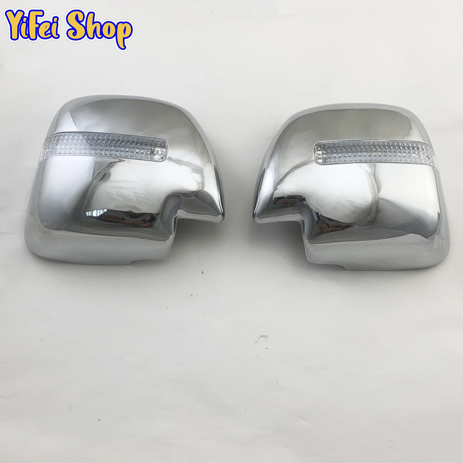 2pcs Car ABS Chrome Rearview Accessories Plated Trim For Suzuki APV Van Arena GX 2005 2006 2007 2008 Door Mirror Cover With LED