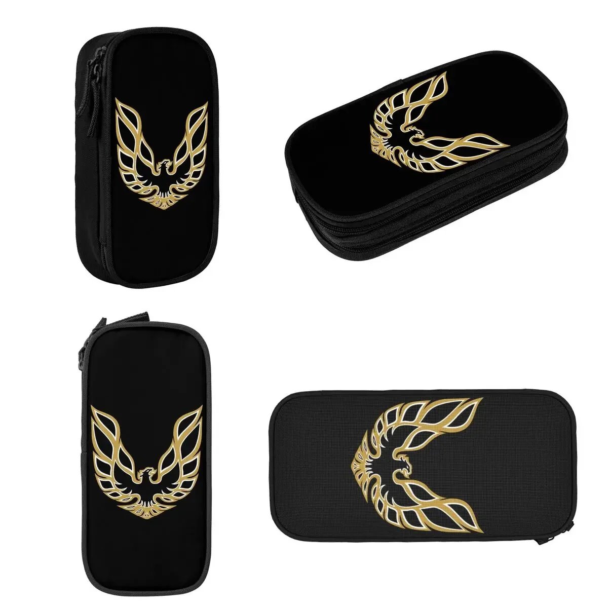 Trans Am Firebird Logo Cotton Plus Pencil Cases Large Capacity Pen Bags Pen Box Pencil Pouch For Boys Girls Students Stationery