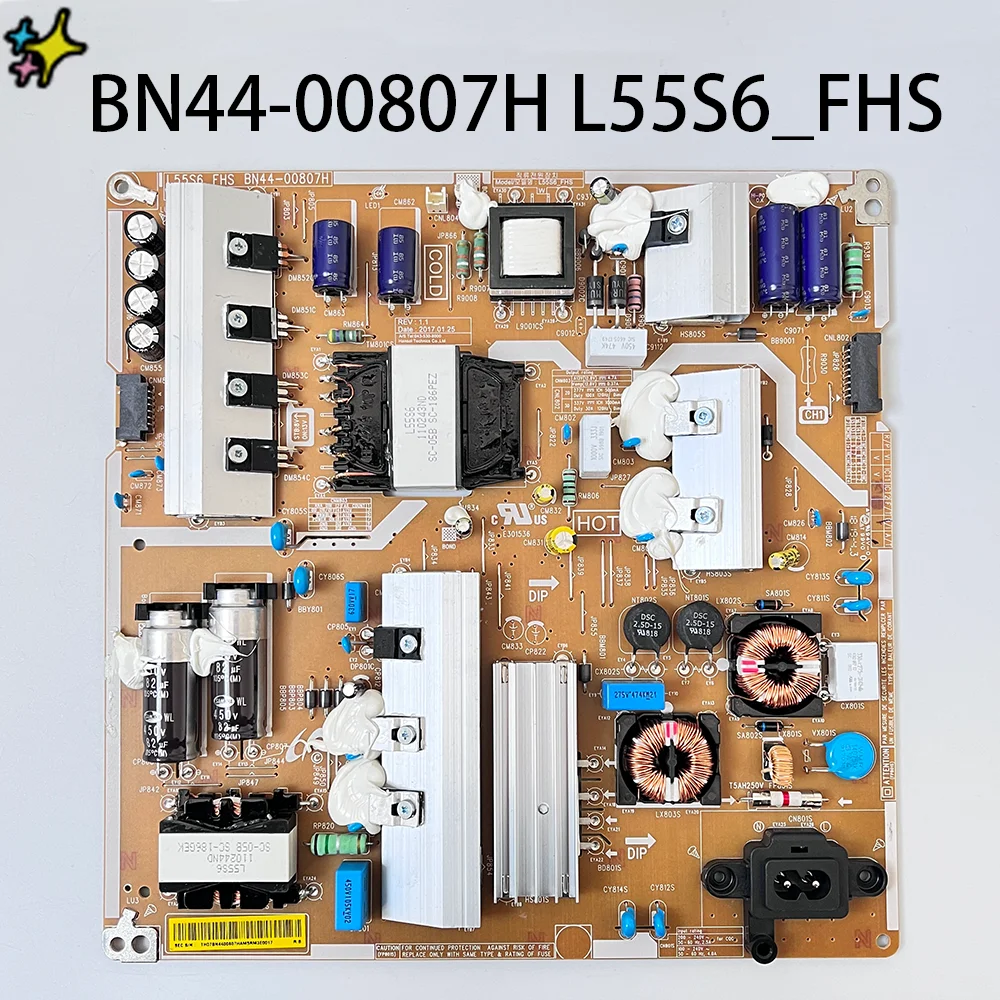 

BN44-00807H L55S6_FHS Power Supply Board is for UN49MU6500FXZA UE48JU6740U UE49MU6220K UA55KU6880JXXZ UA55JU6800JXXZ UE49MU6200K