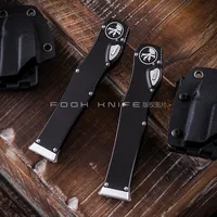 FOOH KNIFE STUDIO HALO 6 Micro Tactical Tech HALO VI Gear D2 Steel CNC 6061 Aluminum Handle EDC Self Defense Gear Comb