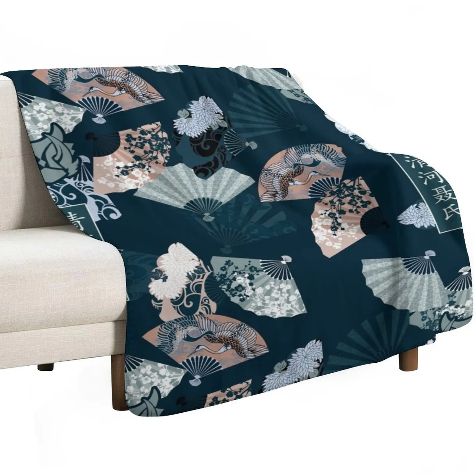 Qinghe Nie Sect The Untamed [Huaisang] Throw Blanket Fashion Sofas Loose Heavy Flannel Flannel Fabric Luxury Throw Blankets