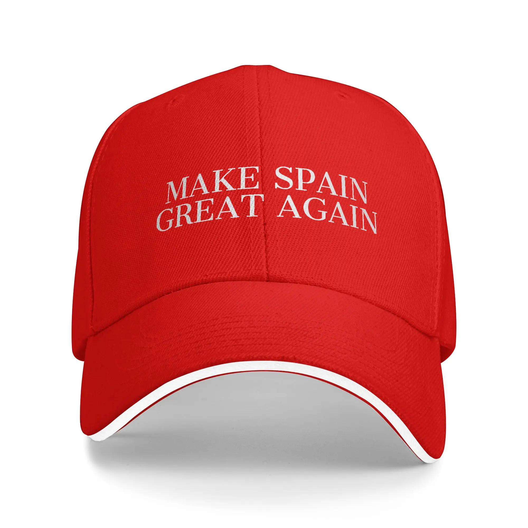 Men's Women's Make Spain Great Again Outdoor Hat  Adjustable Baseball Caps Casual Baseball Cap Golf Hats