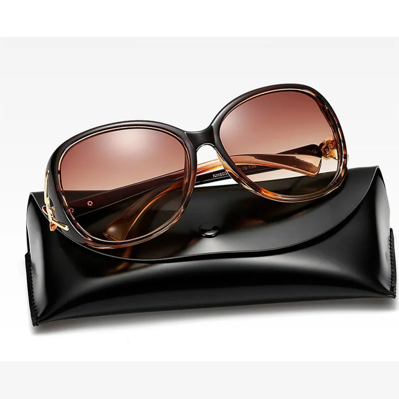 New Vintage Oversized Sunglasses Woman Fashion Brand Big Frame Sun Glasses Female Brand Designer Eyewear UV400 Oculos De Sol