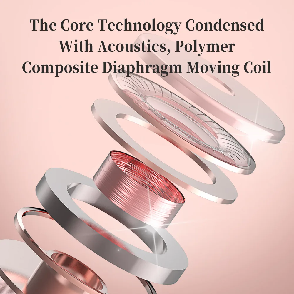 FENGRU-Écouteurs intra-auriculaires Q2Pro Diamond pour filles, écouteurs HiFi, retour, câble interchangeable, ordinateur portable, 3.5mm, 3m