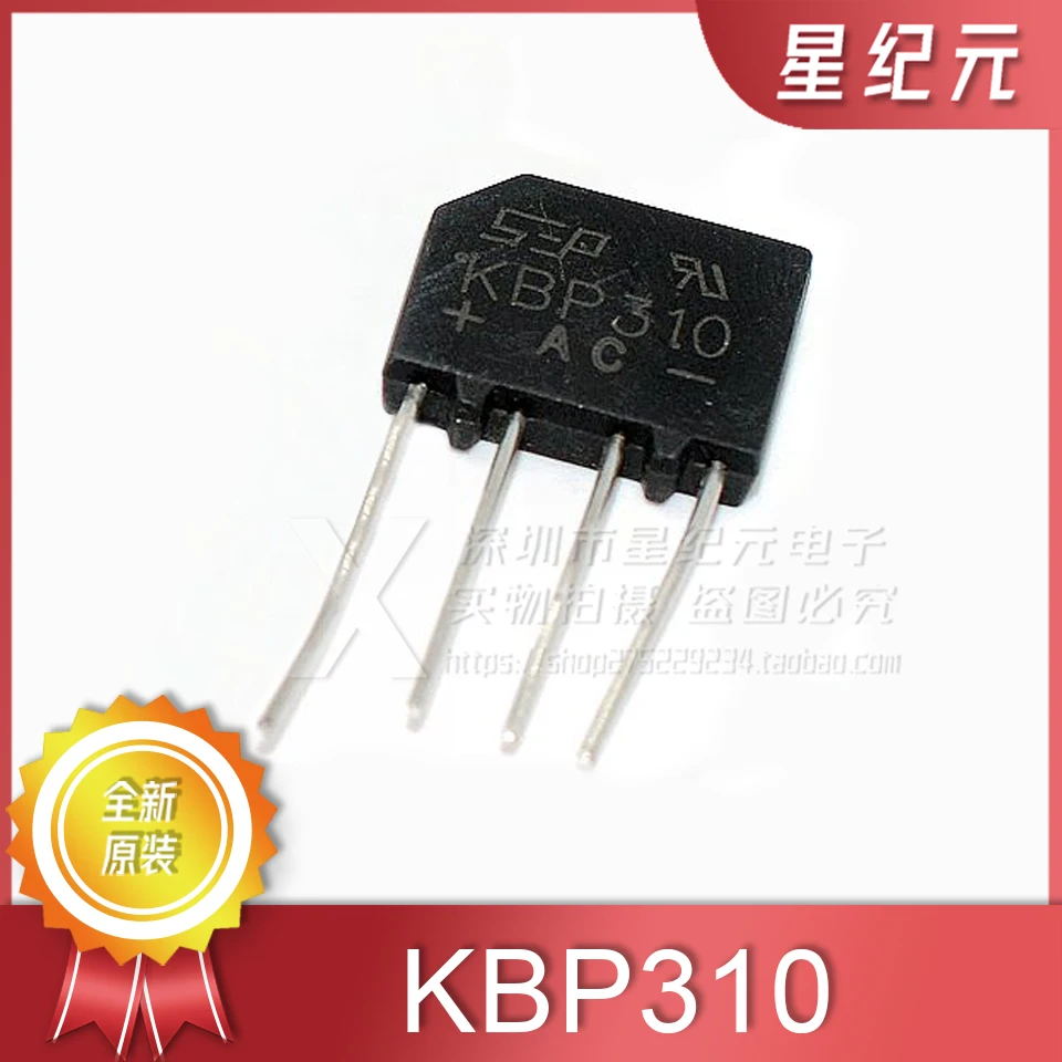 

[IN STOCK] 1 Piece New Original SEP Rectifier Bridge Bridge Stack Flat Bridge KBP310 3A 1000V Spot Brand-new Original