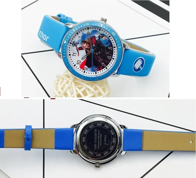 ساعة مينيسو ديزني سبايدر مان للأطفال آيرون مان هالك كارتون كوارتز ساعة طالب مقاومة للماء كوارتز ساعة مهرجان لعبة هدية