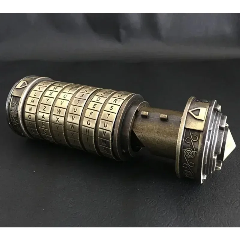Da Vinci Code Cryptex Ring Box Valentine's Day Birthday Gifts Unique Marriage Proposal with Free LOTR Ring gift for lover women