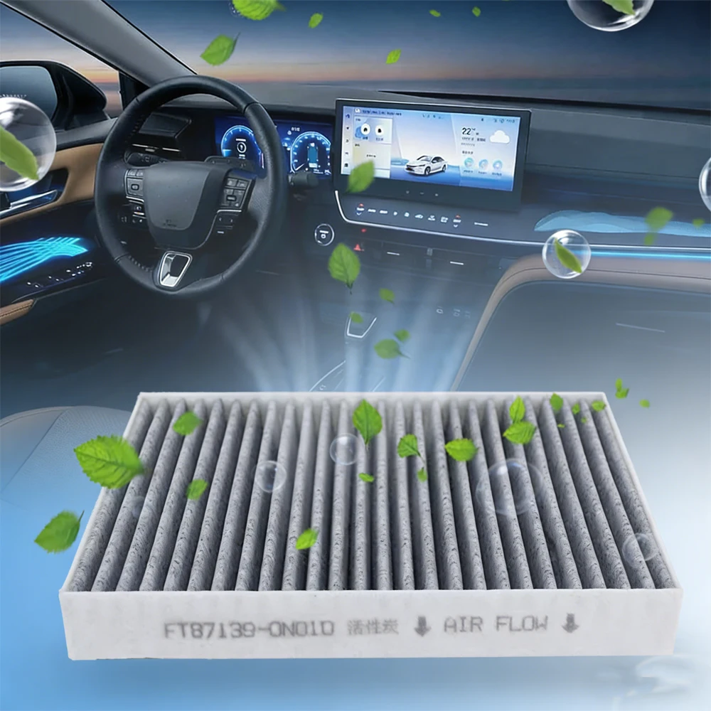 Car Pollen Cabin Conditioning Activated Carbon Air Filter for Toyota Revo Yaris Vigo Vios Altis Fortuner Prius Camry Hiace