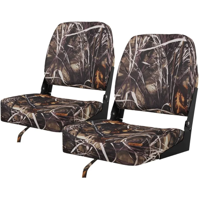 

MSC Fishing Folding Boat Seats,One Pair Pack (S101 Camo)，Size: S101 Camo