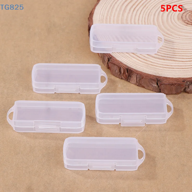 5pcs PC USB Flash Drive Cases Contemporary Style Storage Boxes With Lids For OTG Rotating Drives Home Organization Storage Bins