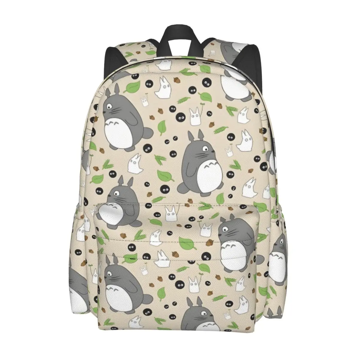 Totoro-Miyazaki bedruckte, leichte, lässige Schultasche für Schule, Outdoor, Einkaufen, Büro, 17 Zoll