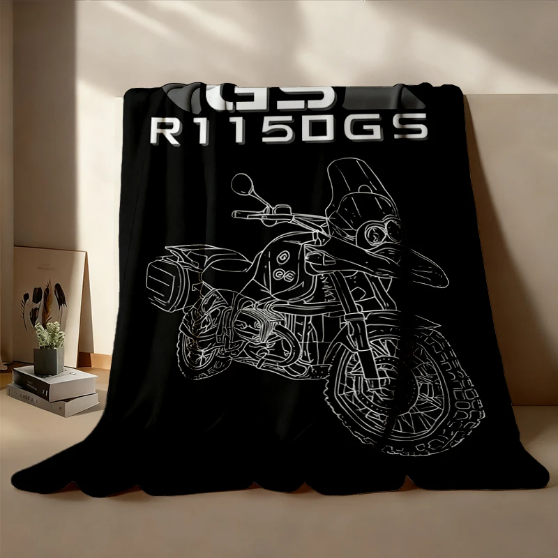 R 1150 Flannel Blanket The Pure Adventure Motorcycle Flannel Throw For Biker Fans Analog Rider Warm Blanket Gift Moto Co