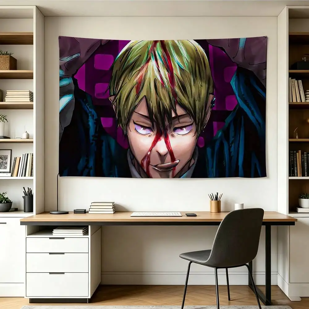 Zenin Naoya Jujutsu Kaisen Character   Flags Wall Hanging Background Art Banner for Bedroom Home Outdoor Decor