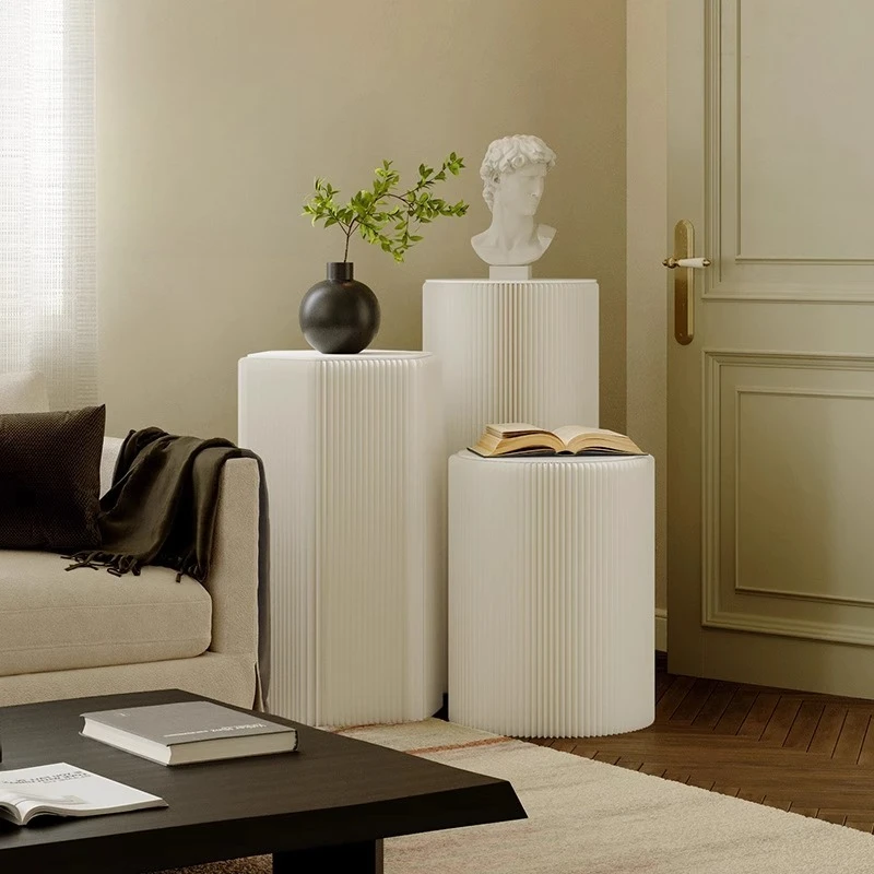 

18-Paper Geometric Organ Prism Fashion Storage Rack Art Decoration Display Rack Store Exhibition Display Rack