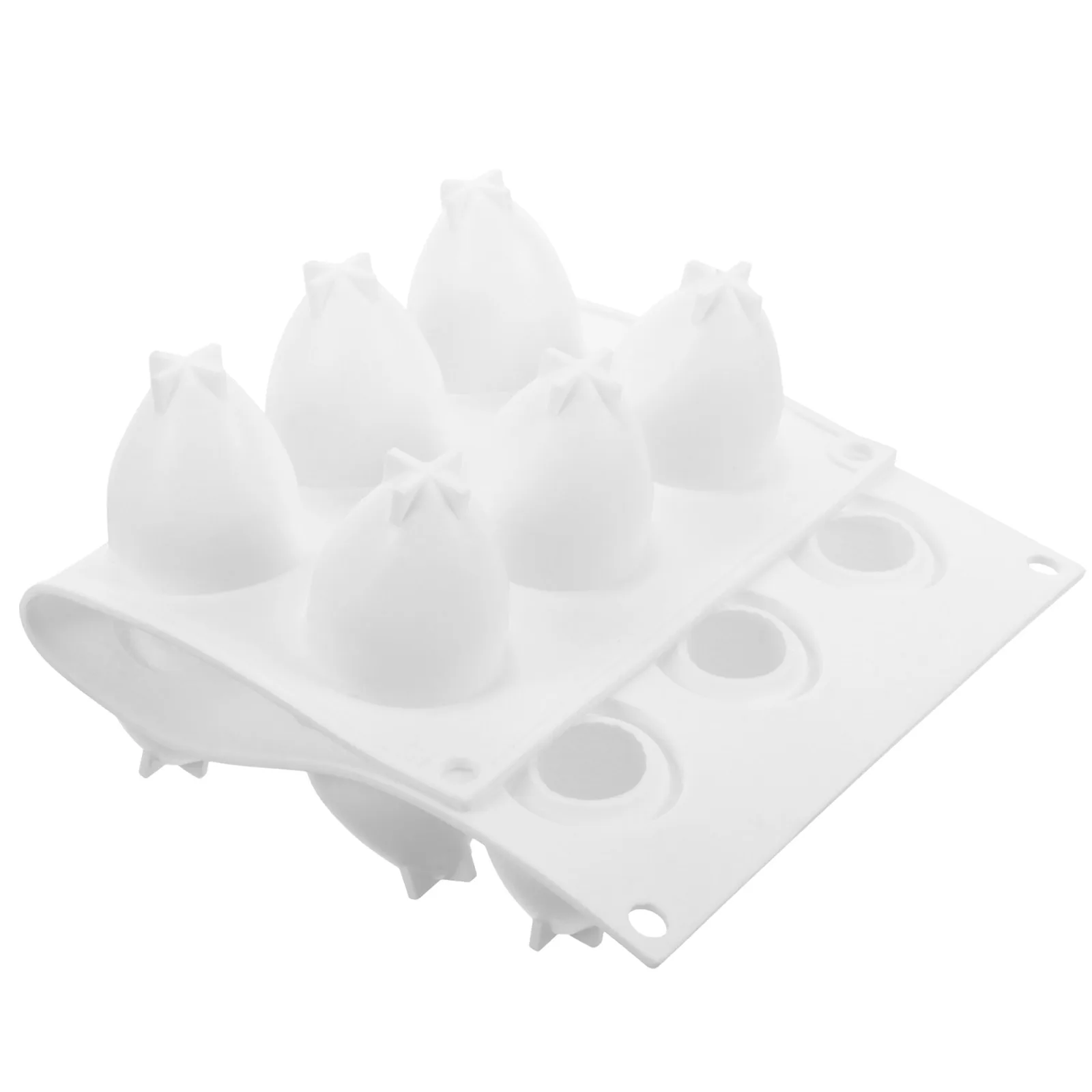 

Strawberry Silicone DIY Crafting Chocolate nament Molds nament Silicone Mold Fruit Epoxy Cake 3D Reusable Durability