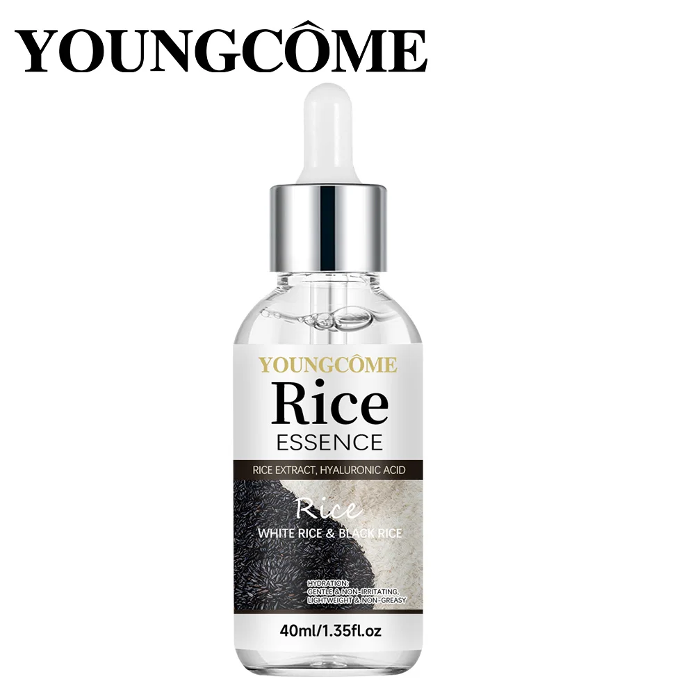 YOUNGCOME Rice Moisturizing Essence Serum- Rice Extract - Lightweight Brightening Hydrating Targets Dryness Face Lotion