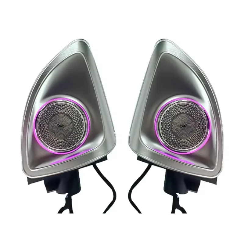 Universal Turbo Air Outlet RGB Atmosphere Lamp, 64 Color Dynamic LED Interior Ambient Light Fit C E Class Sedan Combined Car Mod
