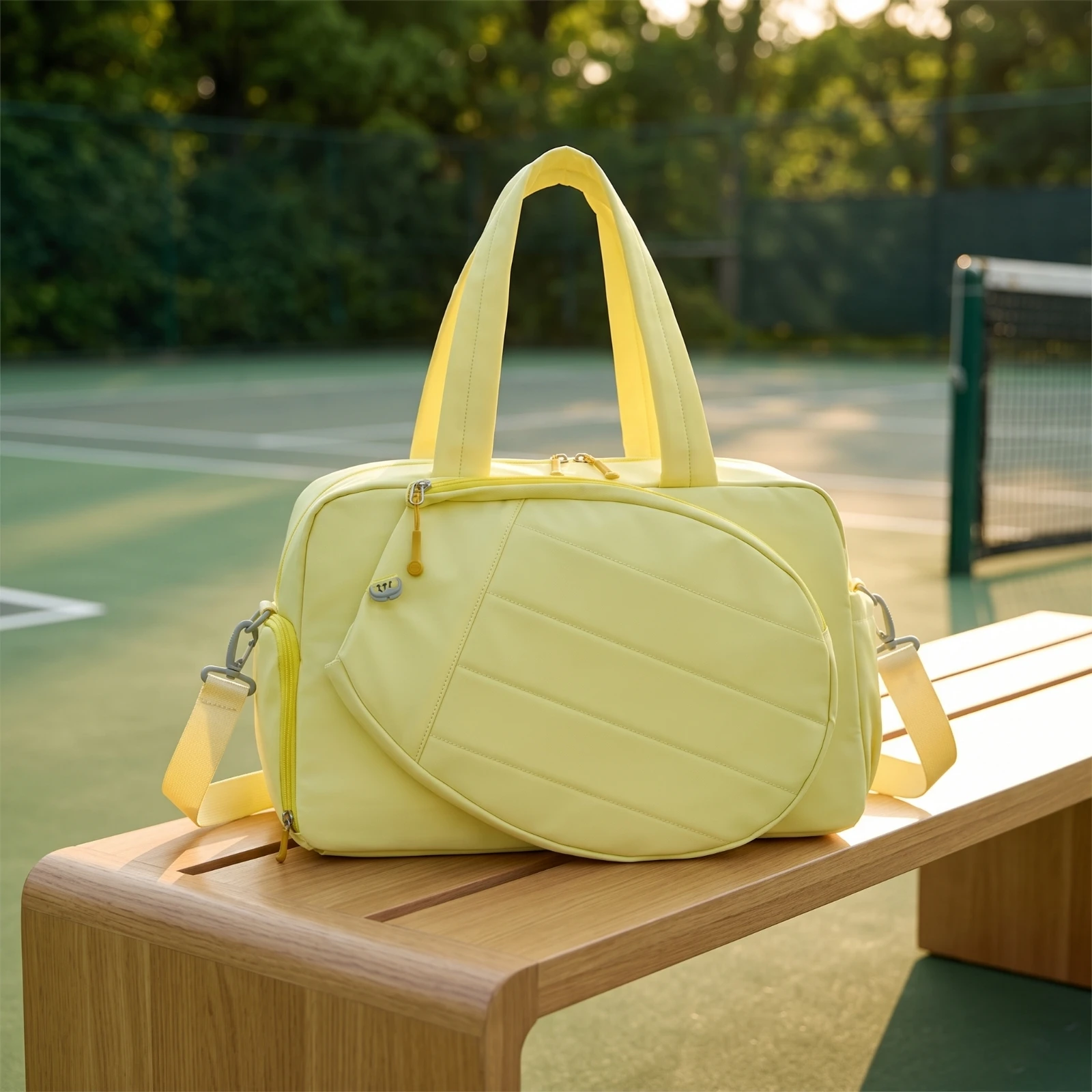 Duffel Bag with Shoe Compartment Water-Repellent Sports Travel Duffel Bag Spacious Multifunctional for Tennis Players, Gym