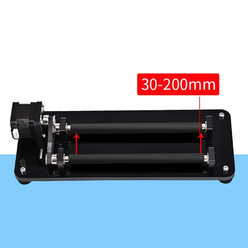 Laser Engraving Machine Y-axis Rotary Roller Engraving Module for Engraving Cylindrical Objects Cans 360° Rotating Roller