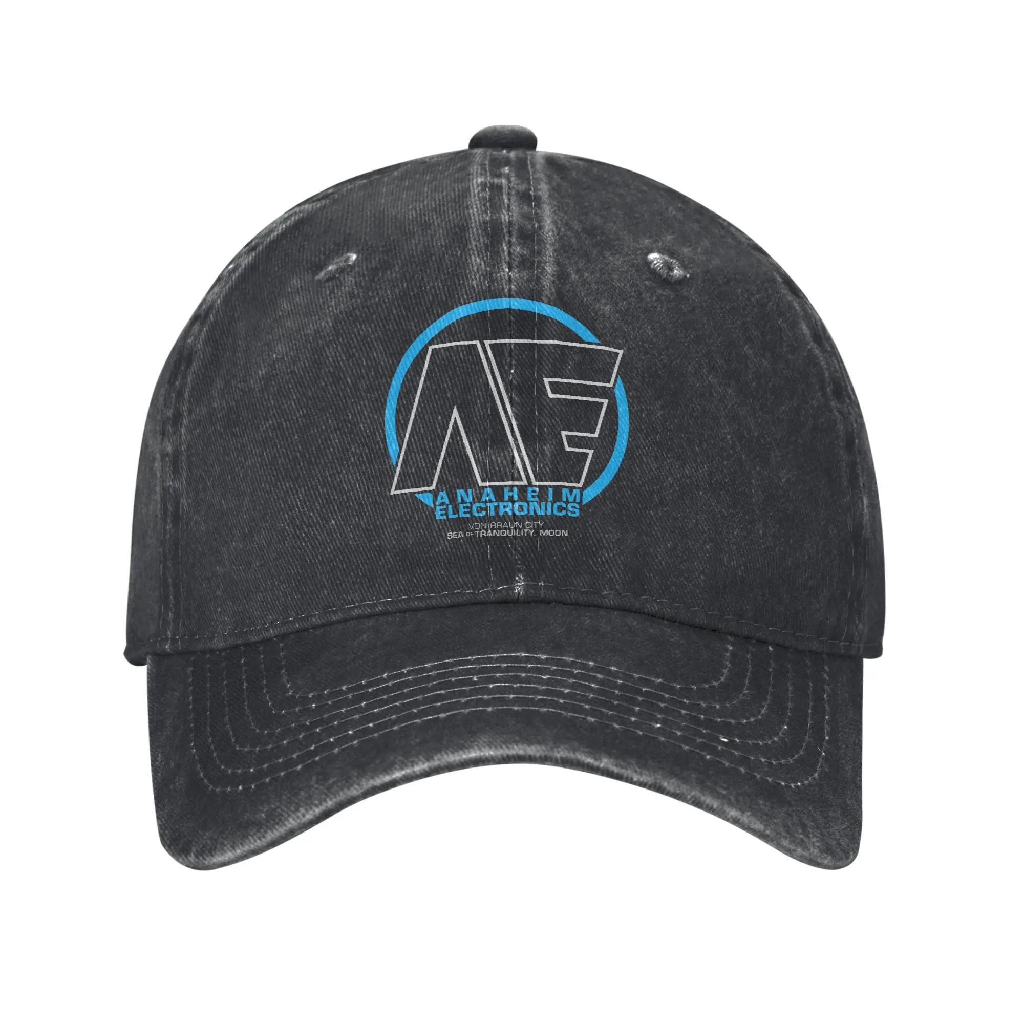 Anaheim Electronics Von Braun City Baseball Caps Mobile Suit Distressed Denim Hat Outdoor All Seasons Travel Adjustable Sun Cap