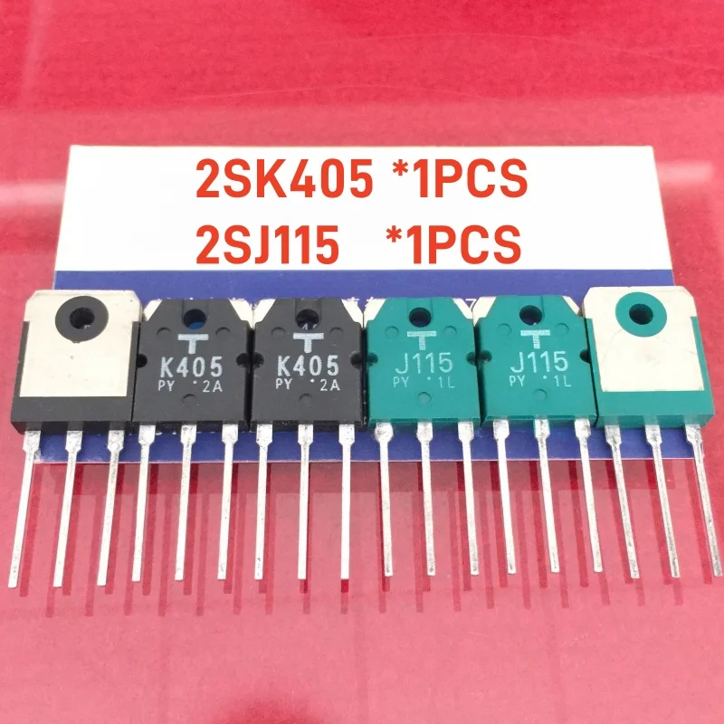 2 pcs/1 pairs 100% new original genuine 2SK405 2SJ115 (1pcs 2SK405+1pcs 2SJ115) K405 J115 pairing tube