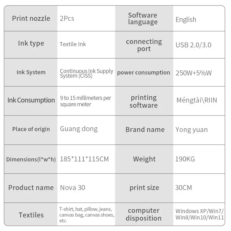 2025 XP600 A3 Desktop Printer 300mm Mini DTF Machine Automatic Latest Customised T-Shirt Printing New Condition 1-Year Warranty