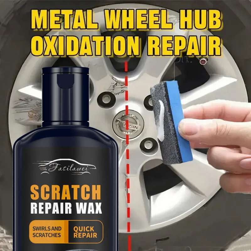 

Motorcycle wheel scratch repair paste, tire rim scratch repair paste | Wheel wear and fading repair agent, protective polishing