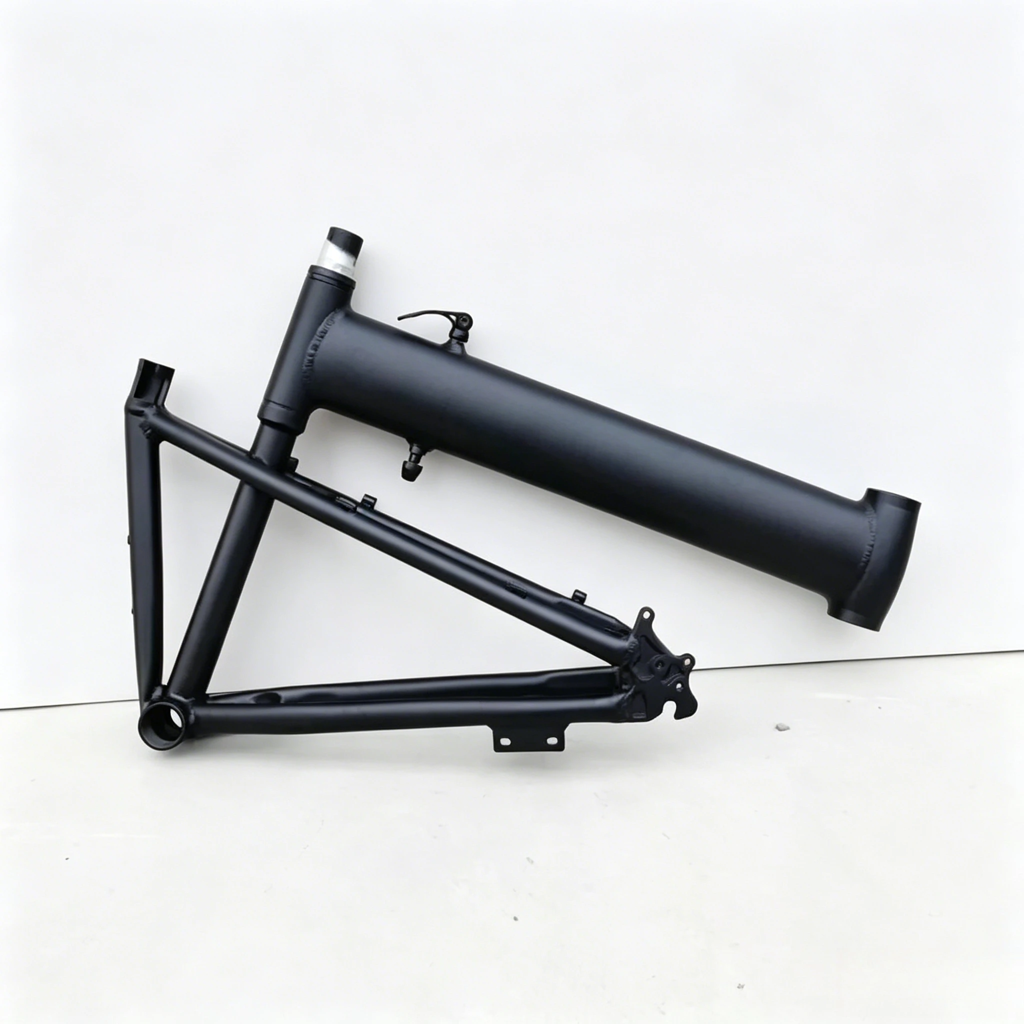 Folding Mountain Bike Frame Aluminum Alloy 26/27.5*17 Oil Disc, Suitable for DIY Bicycle Assembly Lithium Battery Electric Bike
