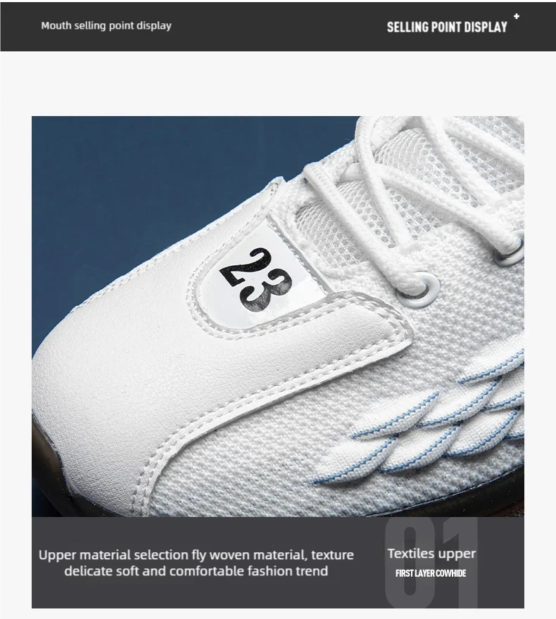 Herren-Freizeitsneaker Frühling Sommer Neue Atmungsaktive Leichte Renn-Outdoor-Laufschuhe Weiche Sohle Verschleißfeste Speed-Sportschuhe – Detail 5