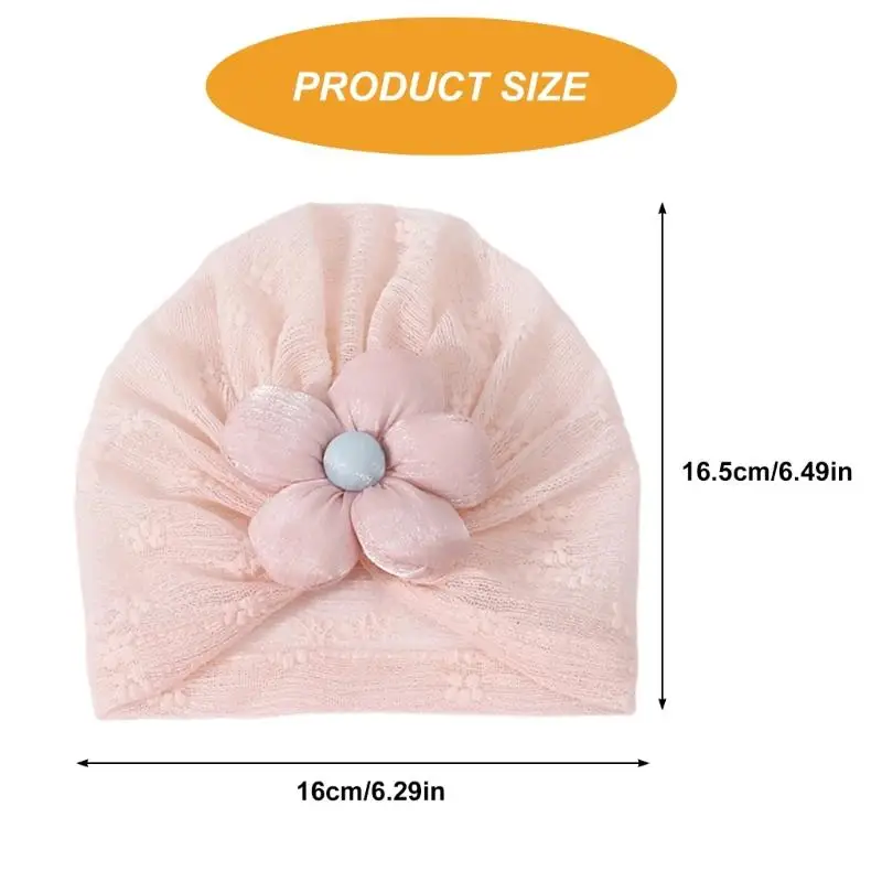 قبعة U13F للأطفال حديثي الولادة بغطاء رأس ناعم وخفيف الوزن مع جوارب للفتيات من عمر 0 إلى 12 شهرًا #6