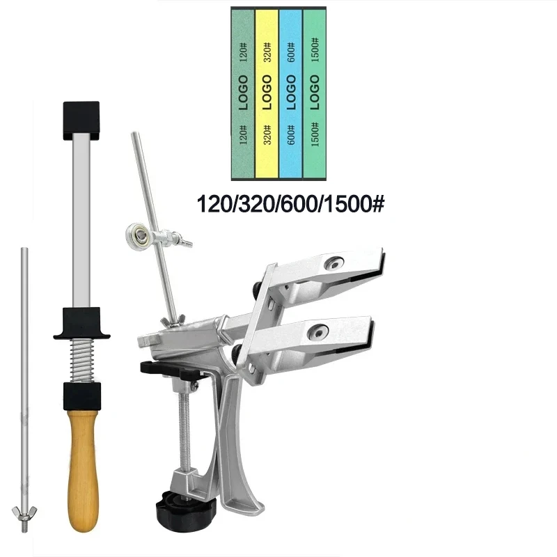 Professionelle Messer Spitzer Aluminium legierung Festen Winkel Spitzer Diamant Stein Schleifstein Küche Werkzeuge Schärfen Maschine Messer
