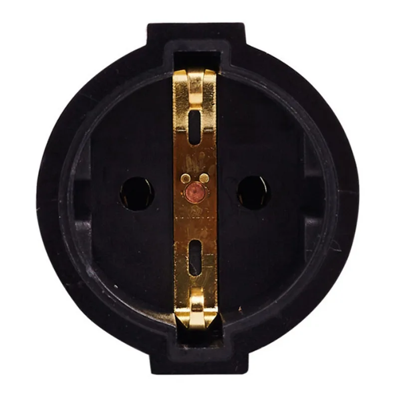 Черная медь, Швейцария, штекер в ЕС, 4,8 мм, гнездовой адаптер питания, переходник для Кореи, России, Украины, Европы, страны