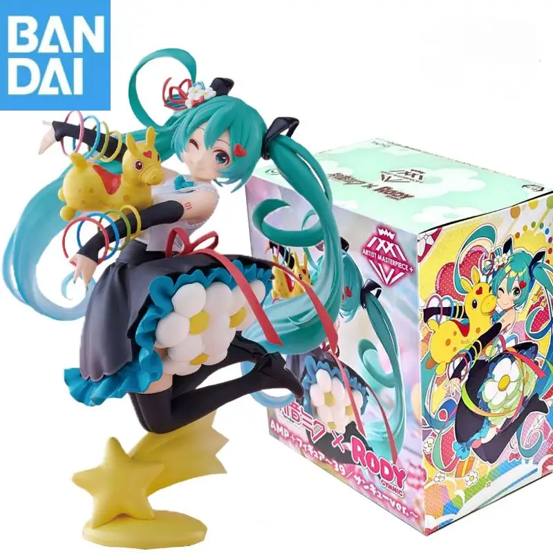 

In Stock Bandai Hatsune Miku X Rody Gymnic Model Collection 39Th Anniversary Action Figuirne Ver.pvc Anime Figure Model Toy Gift