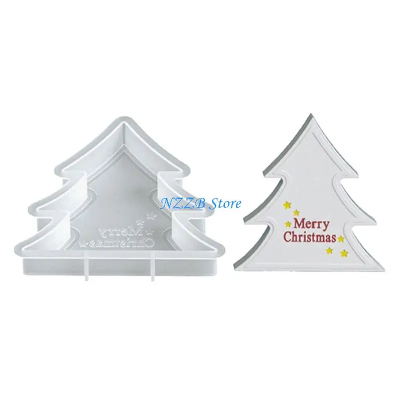 

T21F Silicone Molds Christmas Theme Handmade Moulds for Crafting