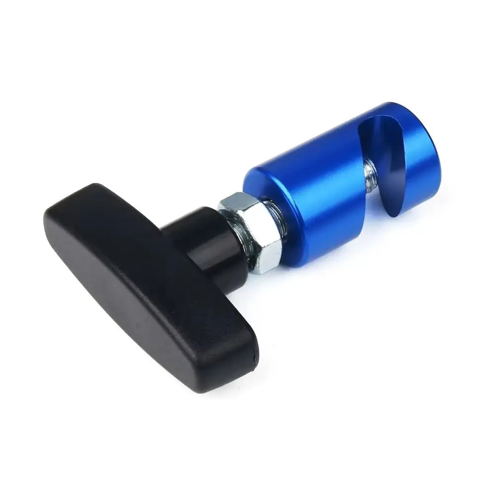 Aluminum Body Hood Support Holder Adjustable Clamp T-handle Grip Hood Fixing Clamp Open Slot Gas Spring Stopper Universal Fit