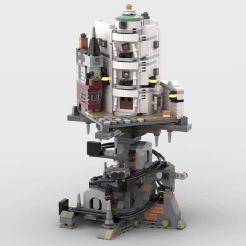 set-di-costruzioni-elf-bank-gioco-di-ruolo-creativo-con-barile-di-monete-d'oro-per-maghi-e-streghe